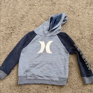 Hurley Navy and Gray Hoodie with Logo